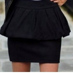Zara Women Studio Peplum Mini Skirt
